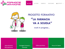 Tablet Screenshot of farmaciamaymone.it